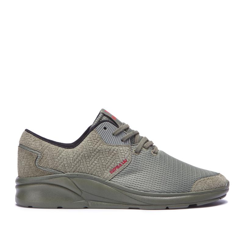 Zapatillas Supra Argentina Hombre - NOIZ Verde Oliva (AEGNQ-7026)